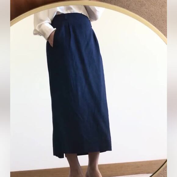 Pendleton Dresses & Skirts - Vintage Pendleton Elegant Navy Blue Women's Skirt